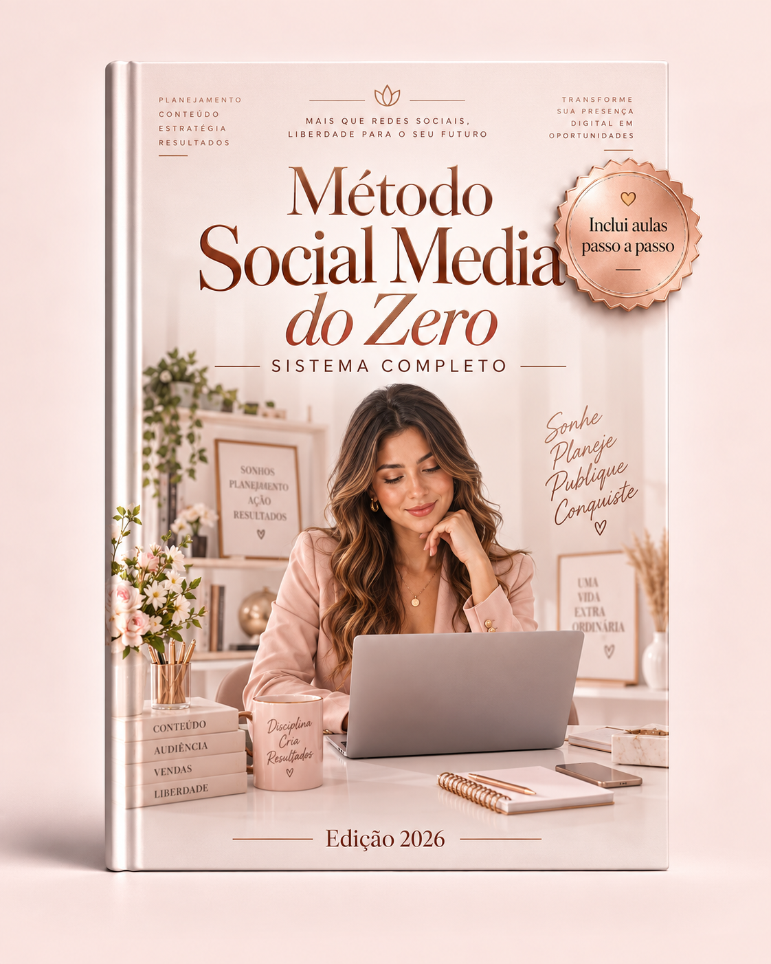 Mockup Método Social Media do Zero